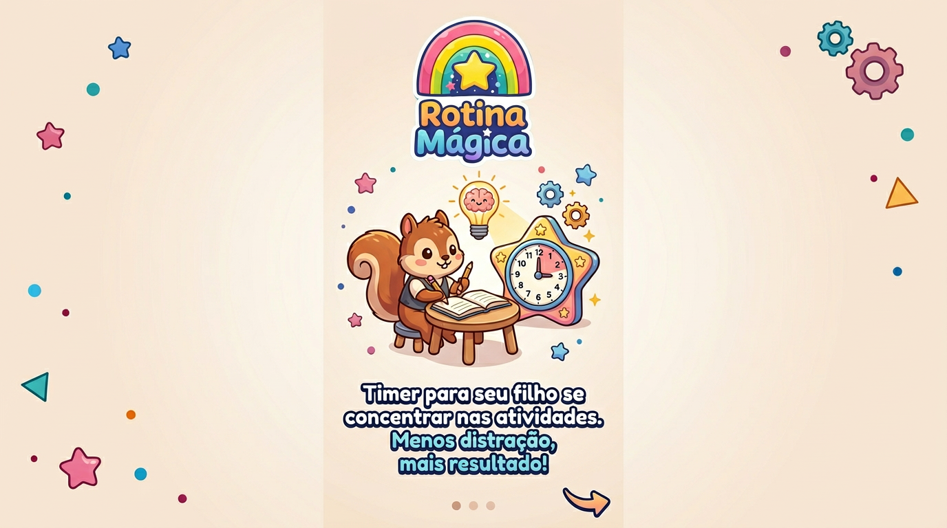 Modo foco com timer Pomodoro